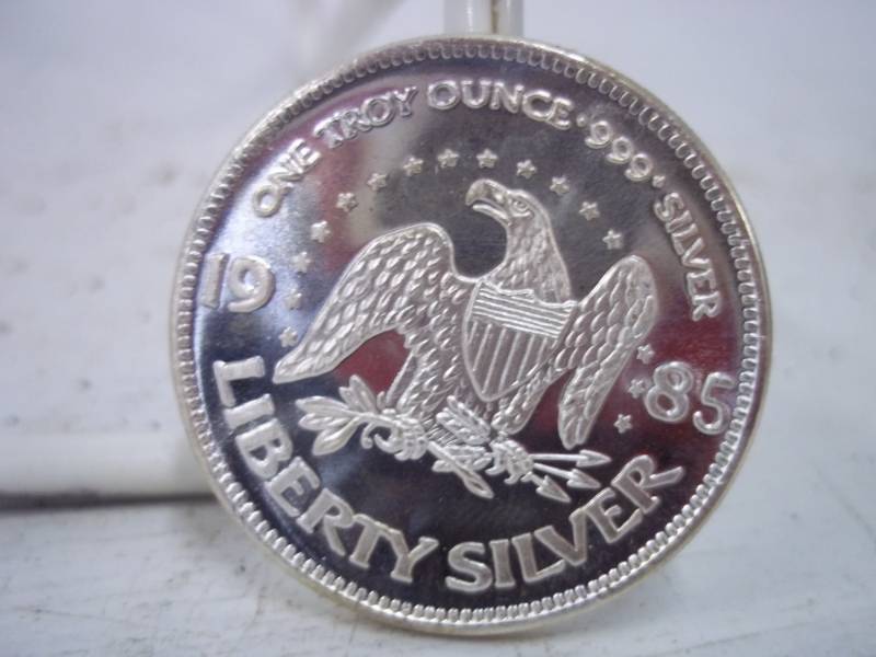 lot 64 image: One Troy Ounce .999 Fine Silver