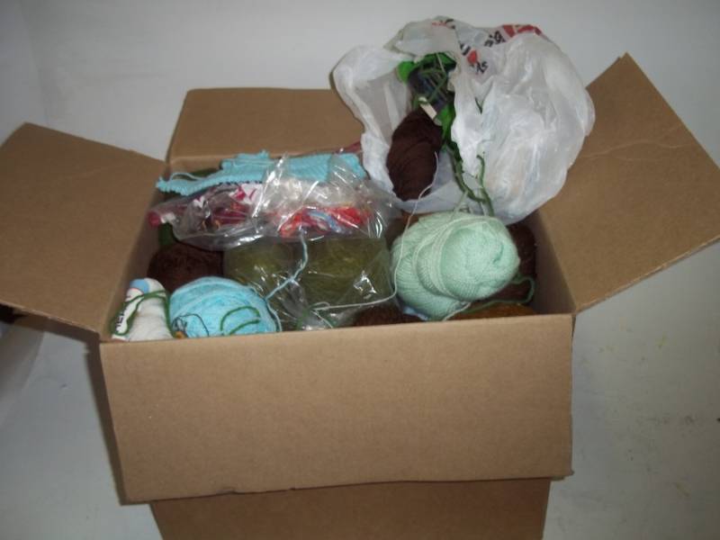 lot 179 image: Large Box of Yarn