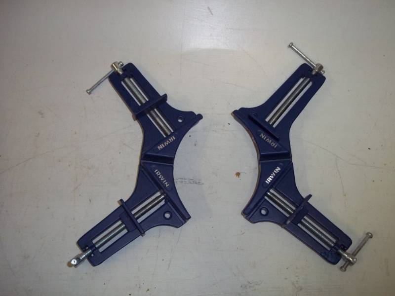 lot 233 image: Pair of corner clamps