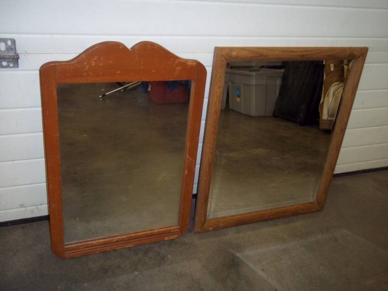 lot 308 image: Pair of Mirrors 18 x 28 and 23 x 28