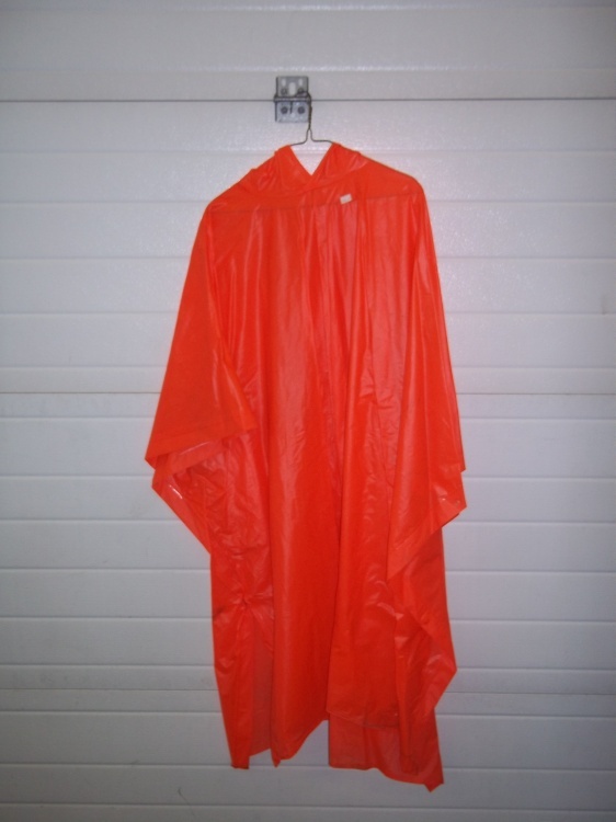 lot 311 image: Large Rain Poncho Orange