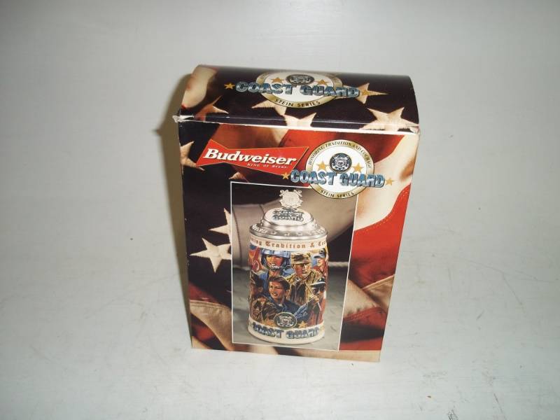 lot 341 image: Budweiser Coast Guard Stein