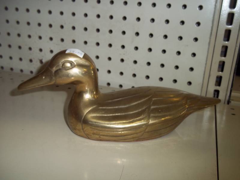 lot 355 image: Brass Duck