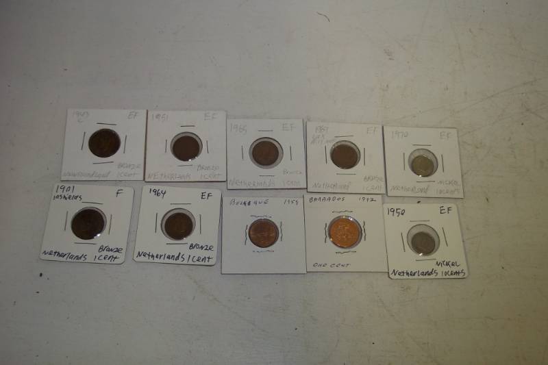 lot 373 image: 10 Foreign Coins