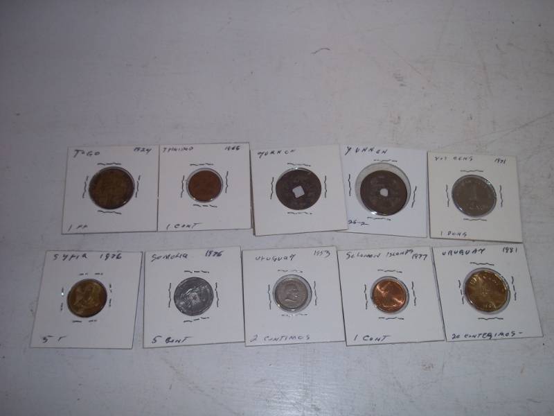lot 388 image: 10 Foreign Coins