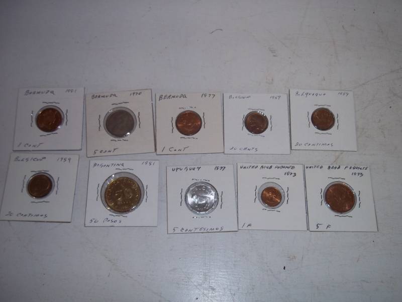 lot 389 image: 10 Foreign Coins