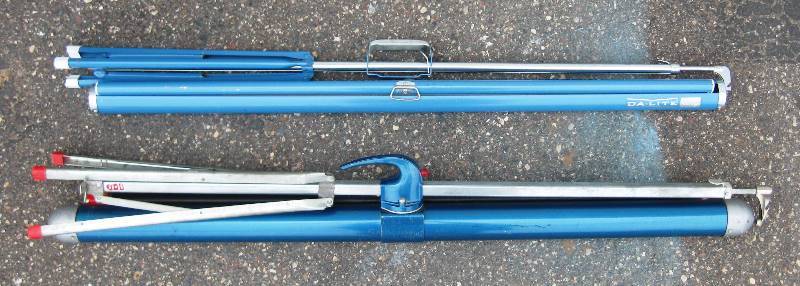 lot 010 image: 2 Vintage Mid Century Film  Viewing Screens