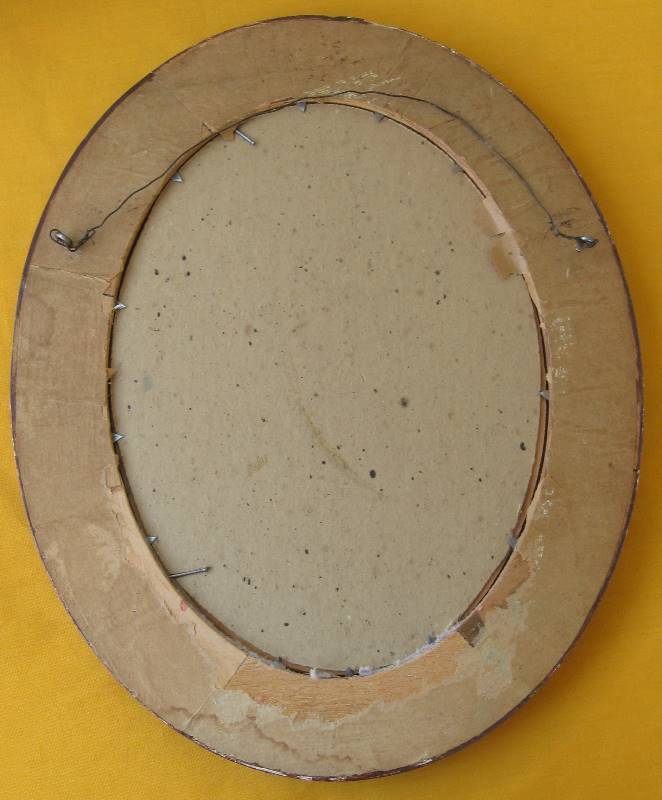 lot 047 image: Vintage Jenny Lind Print in Oval Frame