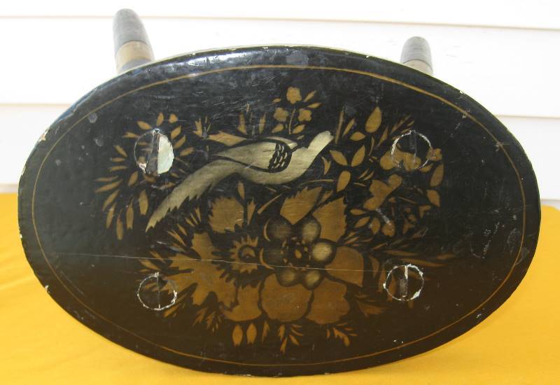 lot 048 image: Old wooden foot stool