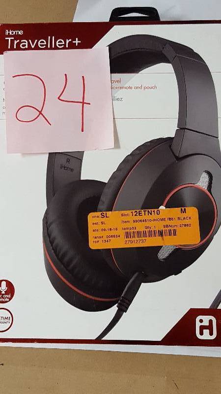 iHome iB51 Active Noise-Cancelling Over-Ear Headphones