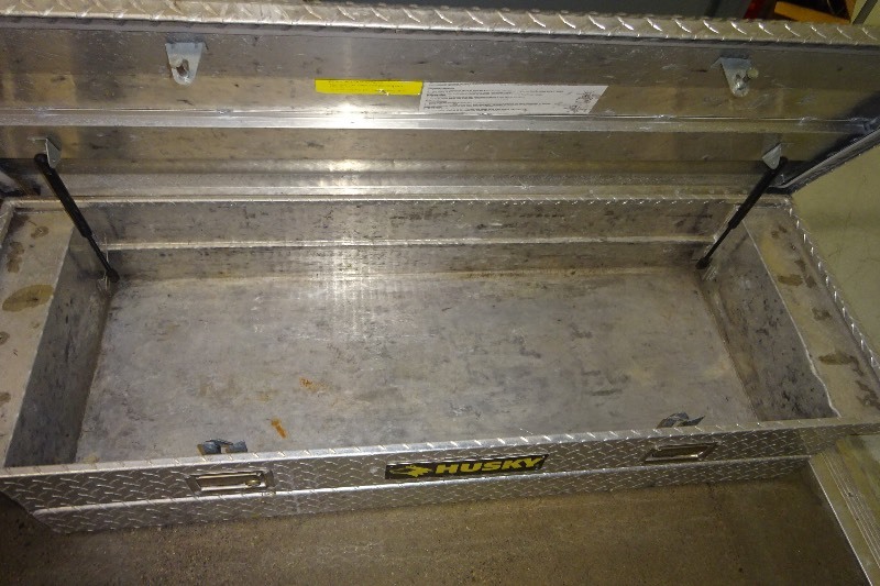 lot 76 image: Husky Aluminum truck tool box
