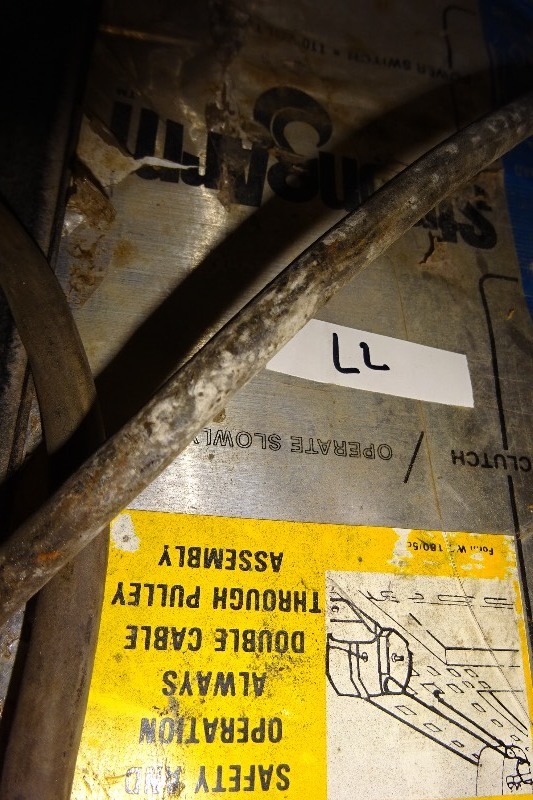 lot 77 image: String Arm Electric winch works