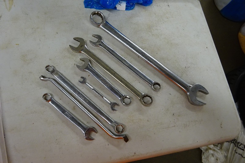 lot 10 image: Snap On Boxed and Open End Wrenches