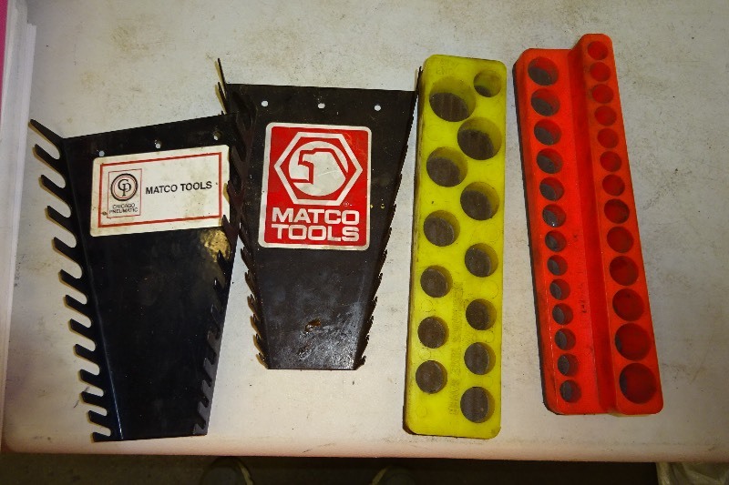 lot 26 image: Matco Wrench holders