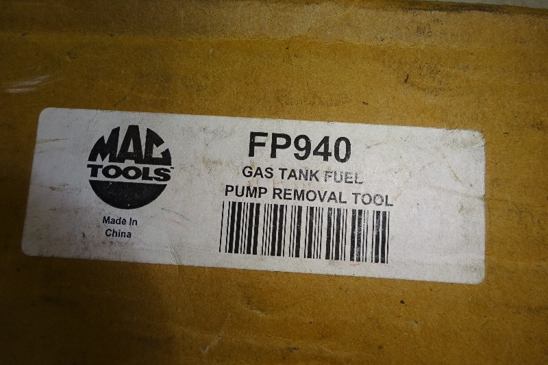 lot 37 image: Mac electric fuel pump gas tank retaining