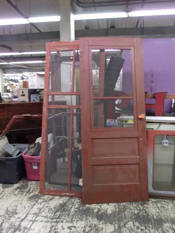 lot 85 image: 2 old screen doors