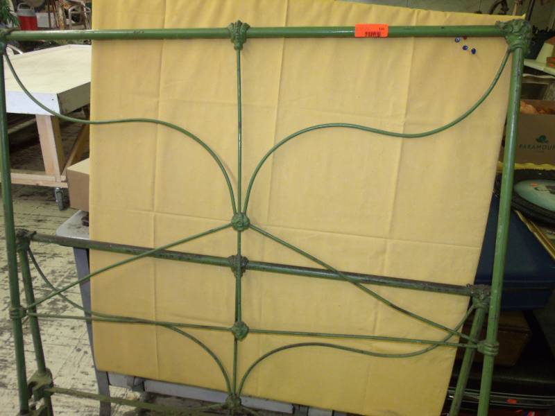 lot 126 image: Old Iron Bed Frame