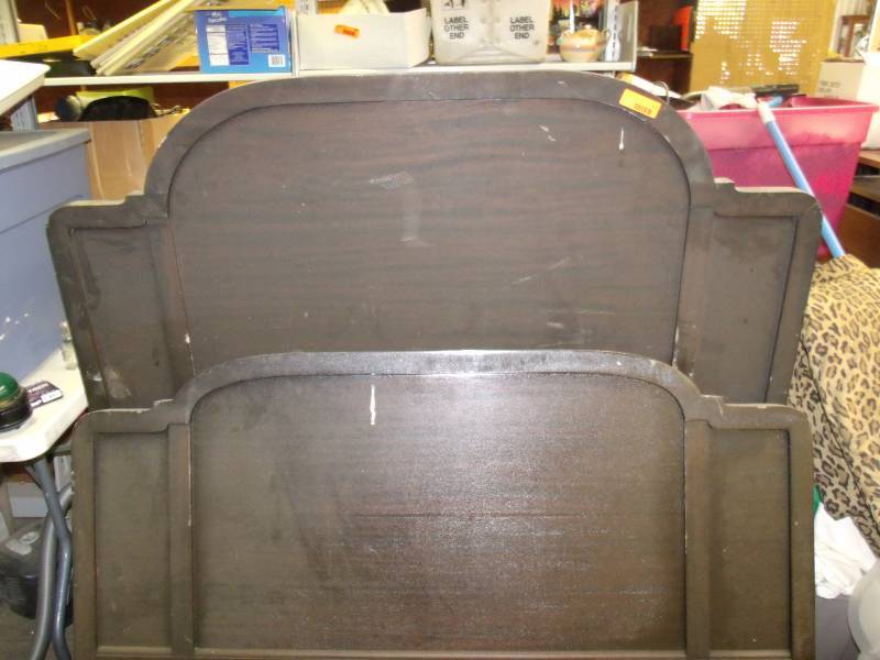 lot 127 image: Old Bed Head and Foot Boards