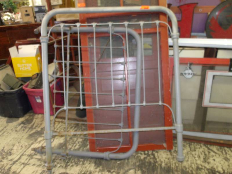 lot 128 image: Old Iron Bed Frame