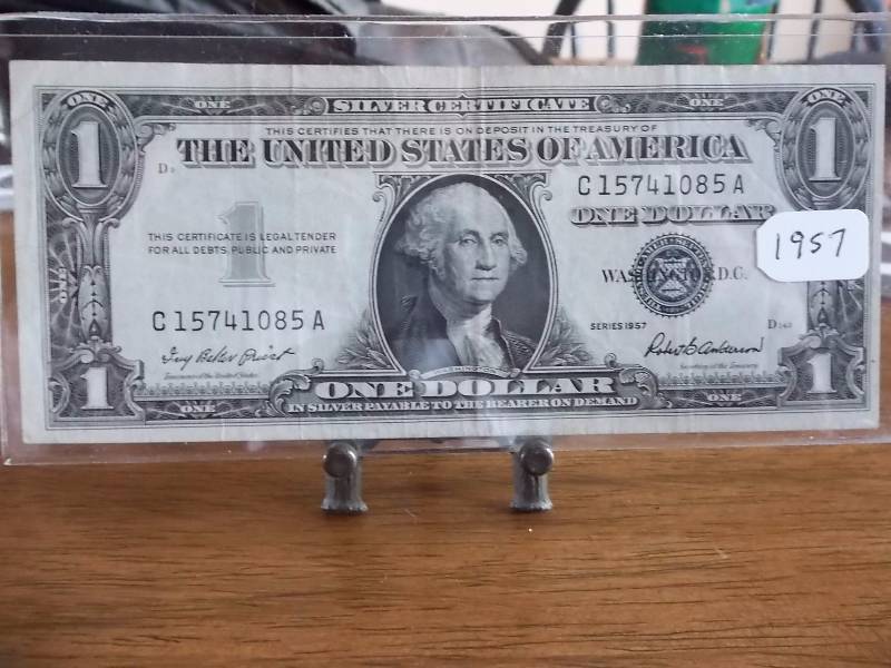 US $1 Silver Certificate Series 1957