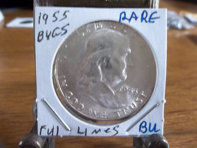 1955 Franklin Half (Rare) BU