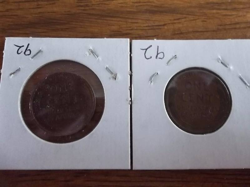 1909 (F) & 1909 VDB Lincoln Cent (BU)