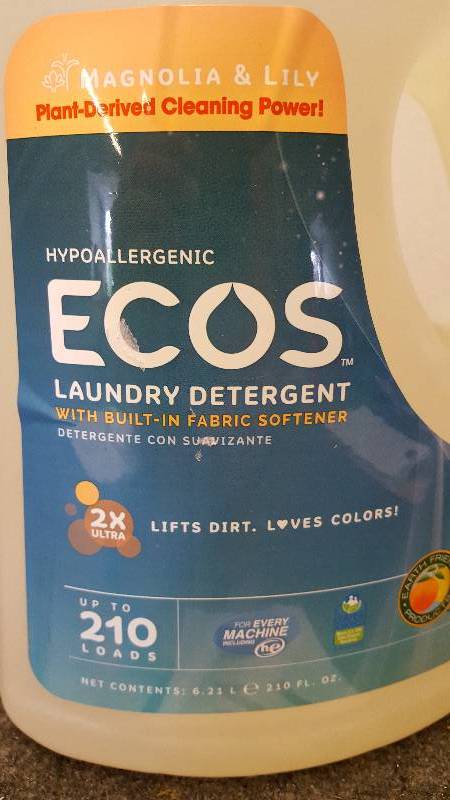 lot 27 image: ECOS -Hypoallergenic Laundry Detergent (he)