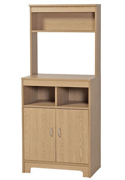 lot 42 image: OAK alcove Microwave Stand