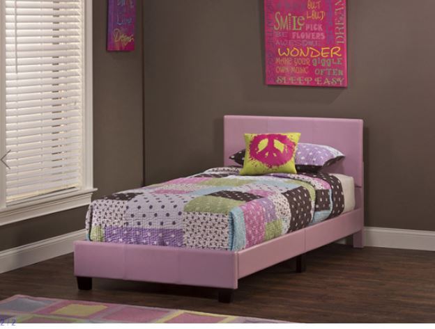 lot 147 image: Hillsdale Springfield Twin Bed  Pink