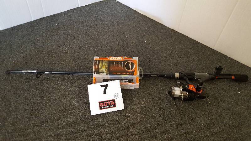 lot 7 image: Ready 2 Fish RodReel w Tackle Combo