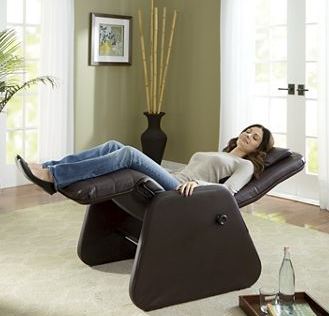 lot 132 image: Full-Recline Zero Gravity Chair with Heat and Massage