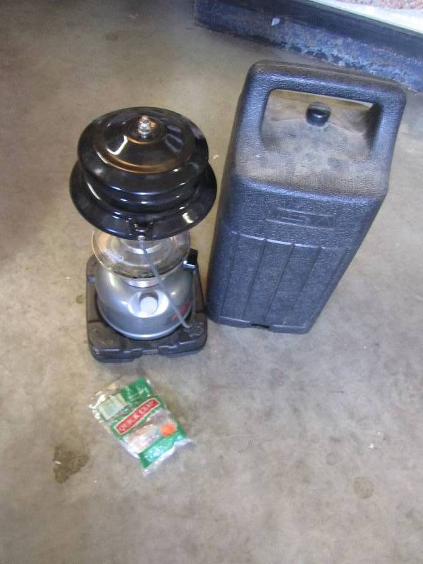 lot 140 image: Coleman Lantern with case...
