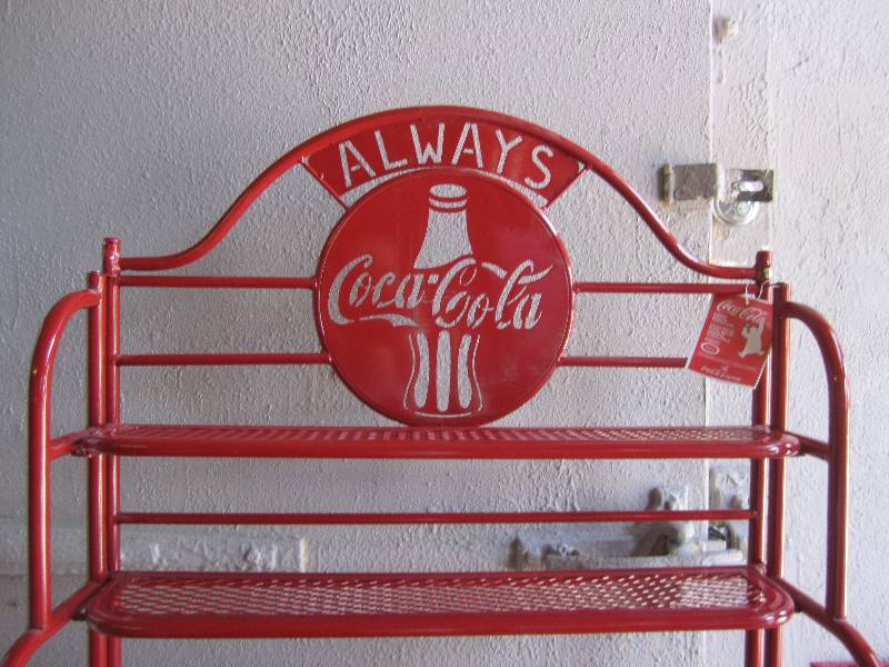 lot 139 image: Always Coca-Cola red metal display ...