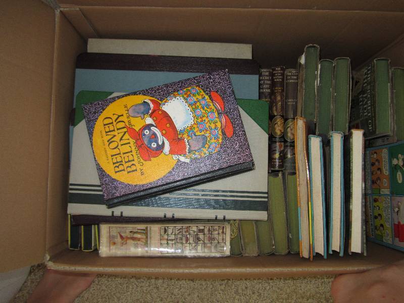 lot 4 image: Box of books...