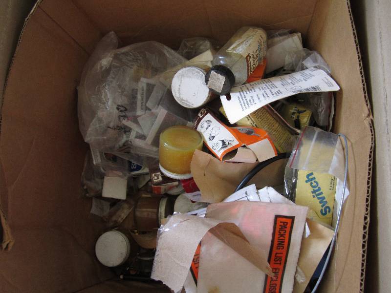 lot 7 image: Box of shoe cleaner...