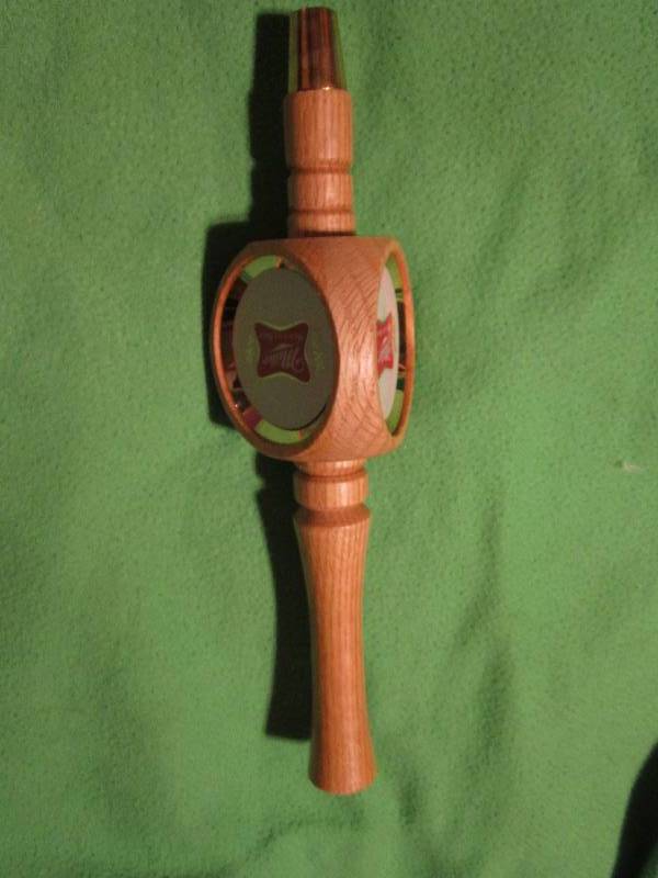 lot 48 image: Miller high life beer tap...