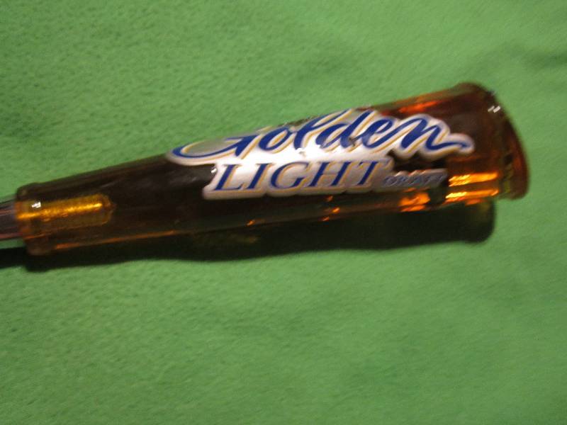 lot 56 image: Michelob Golden Light draft beer ta...