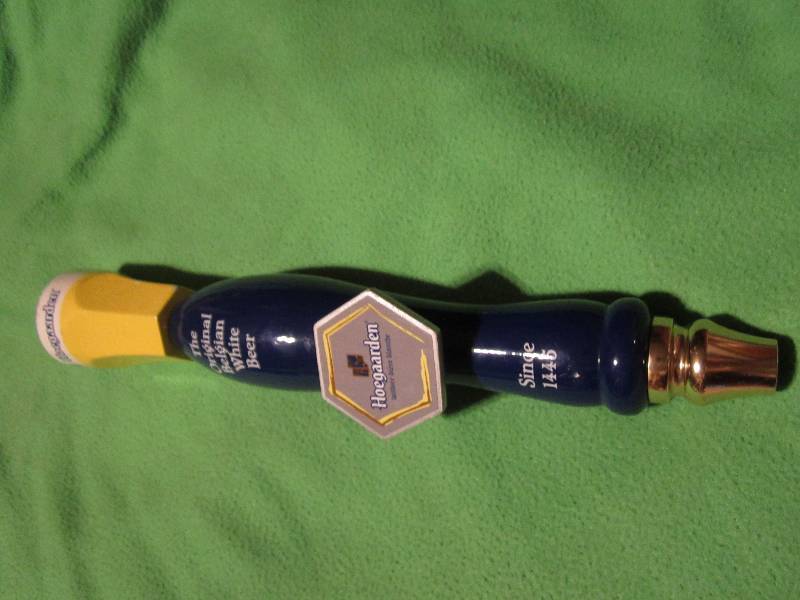 lot 62 image: Hoegaarden Belgian white beer tap...