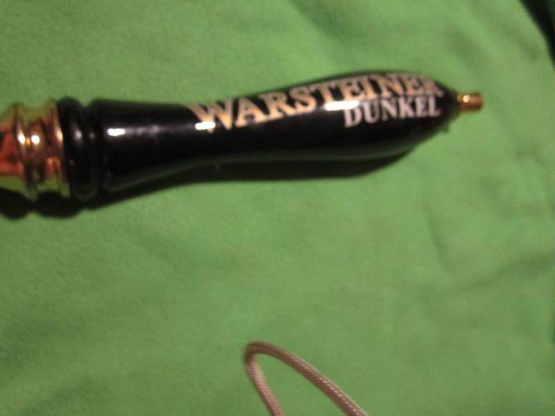 lot 67 image: Warsteiner dunkel beer tap...