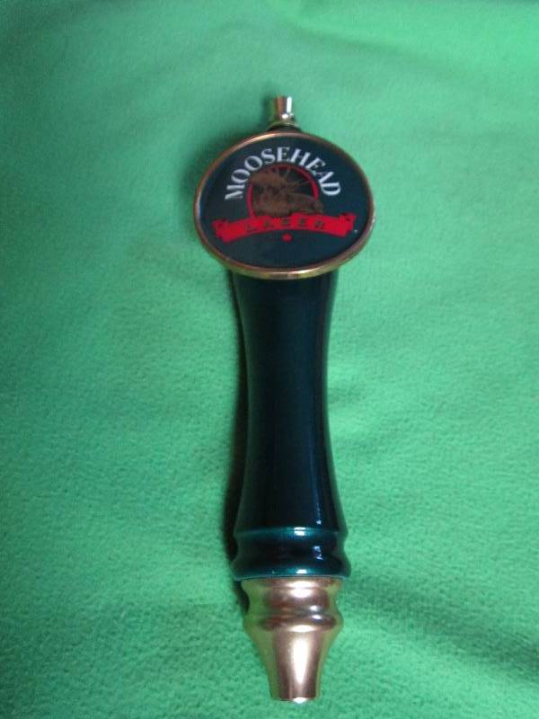 lot 81 image: Moose Head lager beer tap...
