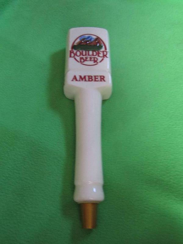 lot 83 image: Boulder beer amber beer tap...