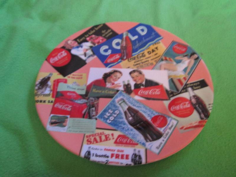 lot 98 image: Coca-cola plate...