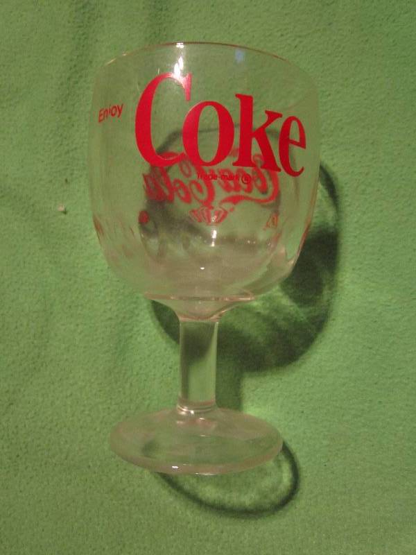 lot 111 image: Enjoy Coke glass...