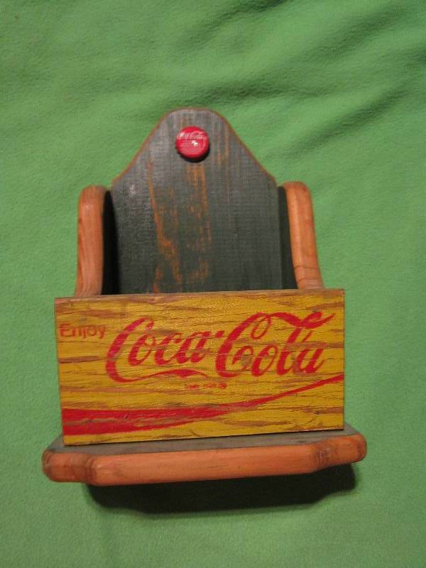 lot 130 image: Enjoy Coca-cola wooden display many...