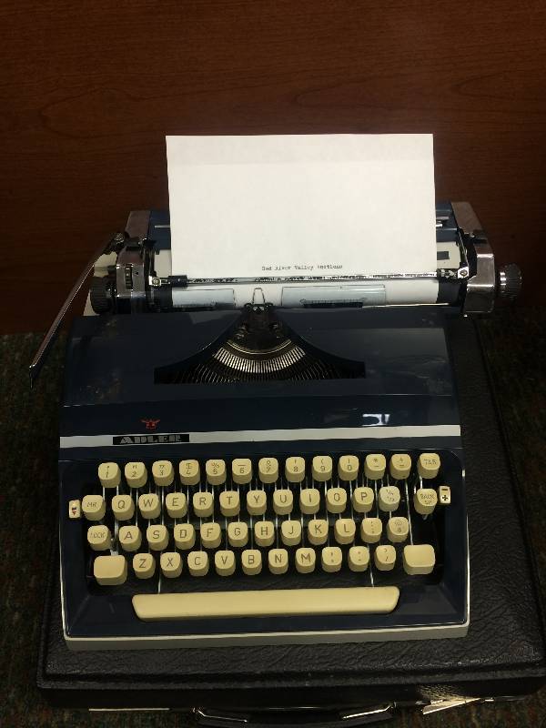 lot 91 image: Vintage Adler Typewriter