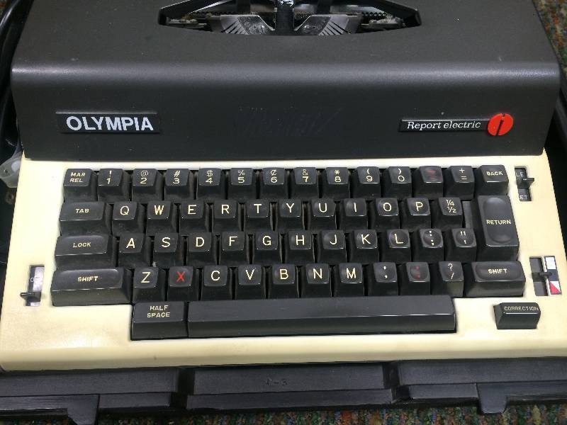 lot 92 image: Vintage Olympia Typewriter