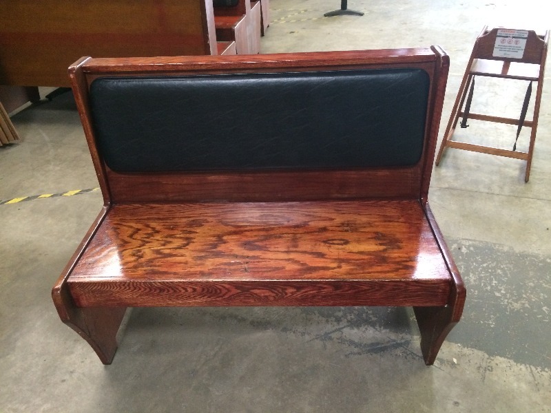 Wood Booth End - single side   44 long