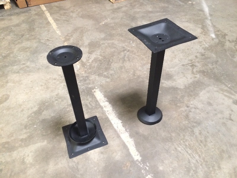 Tabletop pedestals  29 high   lot of 2