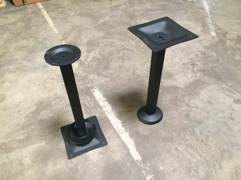 Tabletop pedestals  29 high   lot of 2