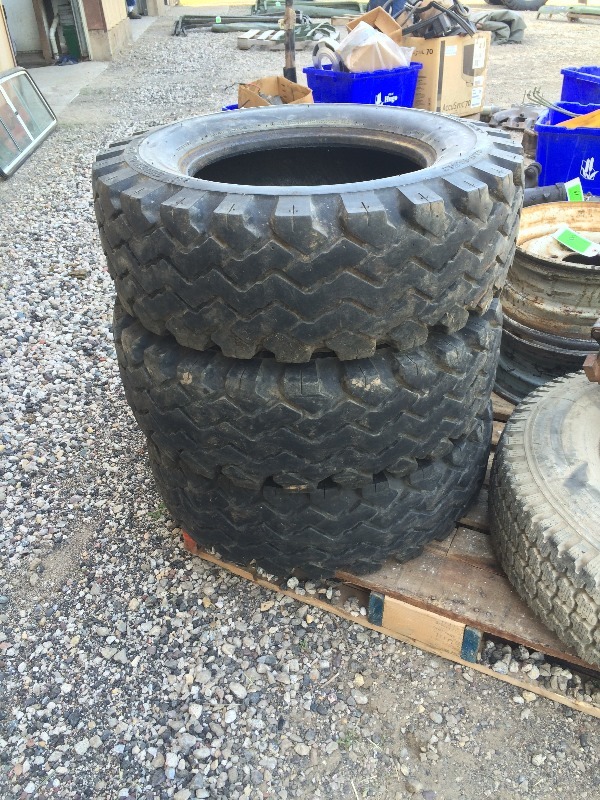 lot 9 image: Military Truck Tires  general Tire 9.50 - 16.5 LT   Lot of 3